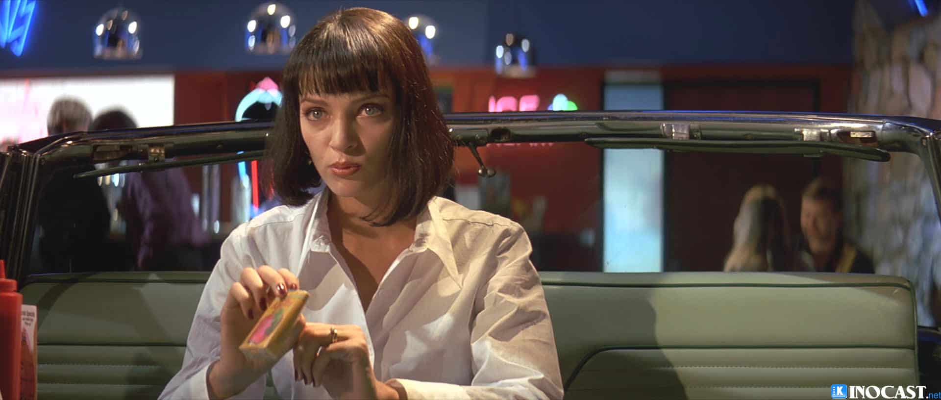 Pulp Fiction Uma Thurman Jack Rabbit Slims Red Apple