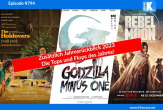 #794: Jahresrückblick 2023 – Tops und Flops, The Holdovers, Godzilla Minus One, Rebel Moon