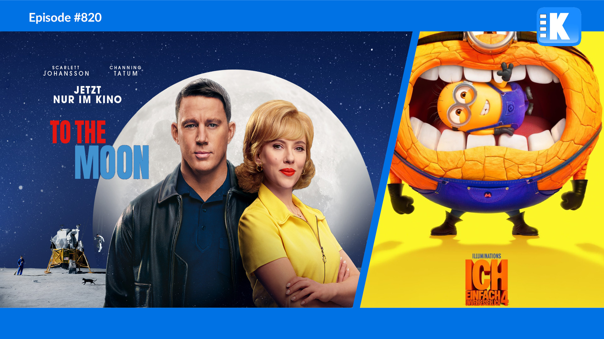 To the Moon Ich, einfach unverbesserlich 4 Film Poster Banner Deutsch