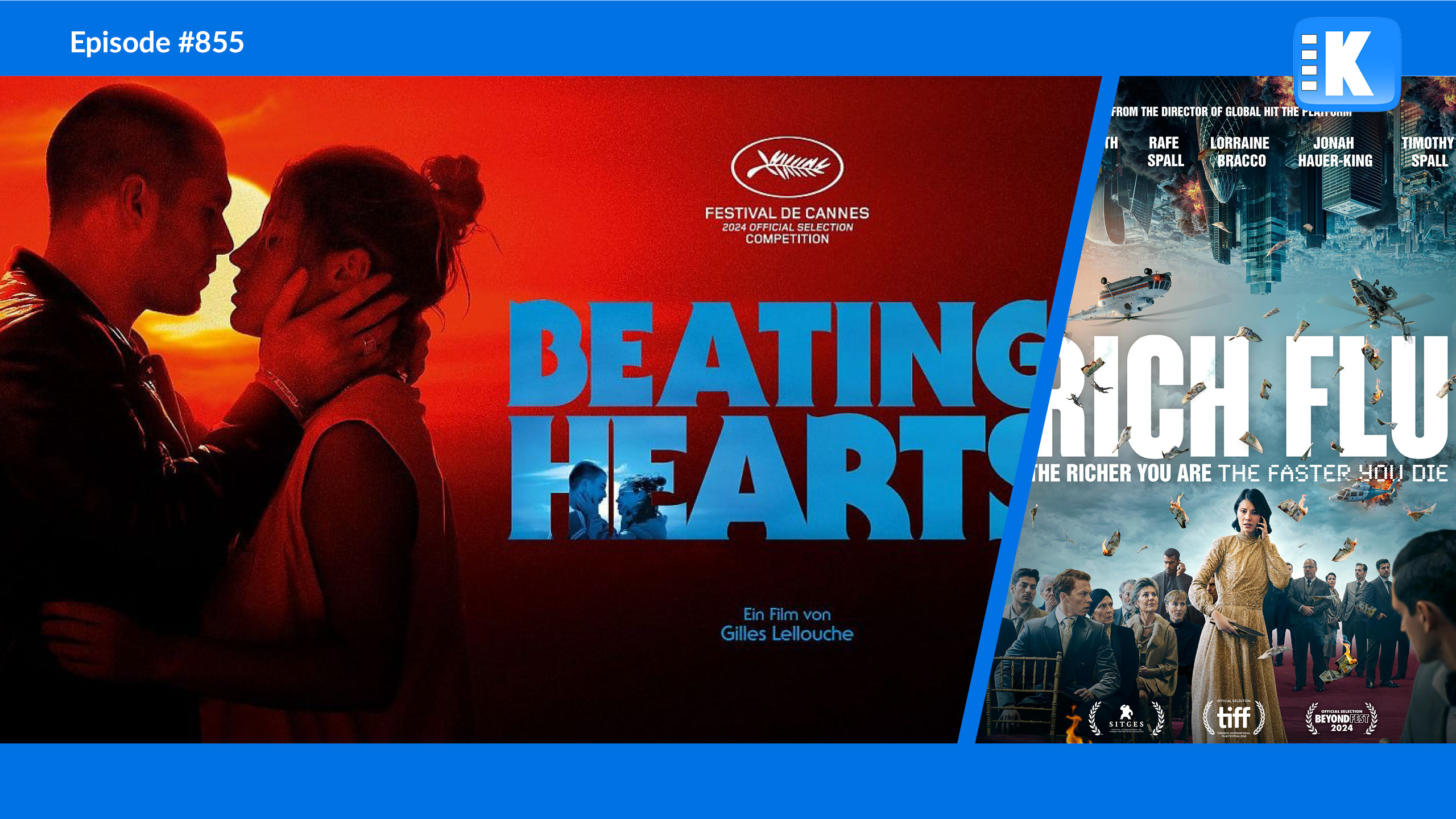 Beating Hearts L amour ouf 2024 Film Poster Podcast 855